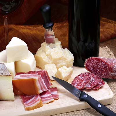 Agriturismo con prodotti tipici